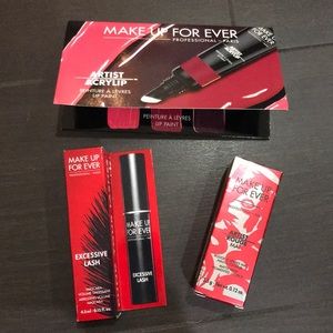 Makeup forever rouge mat lipstick & extensive lash